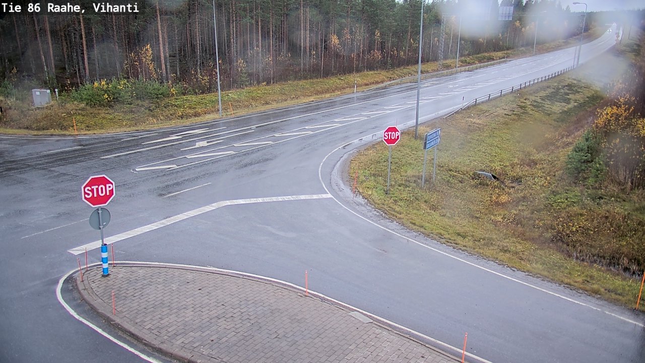 Weather Camera Image Väg 86 Raahe, Vihanti, Raahe, Pohjois-Pohjanmaa