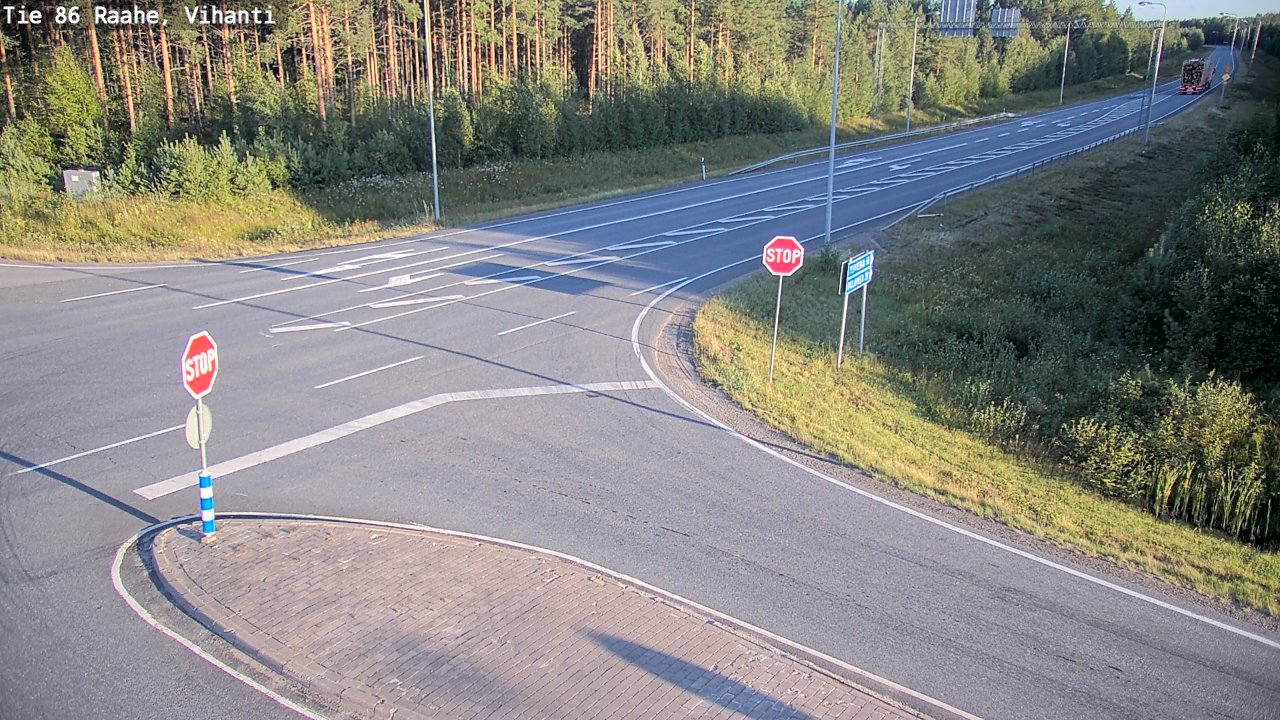 Kelikamerat Kuva Tie 86 Raahe, Vihanti, Raahe, Pohjois-Pohjanmaa