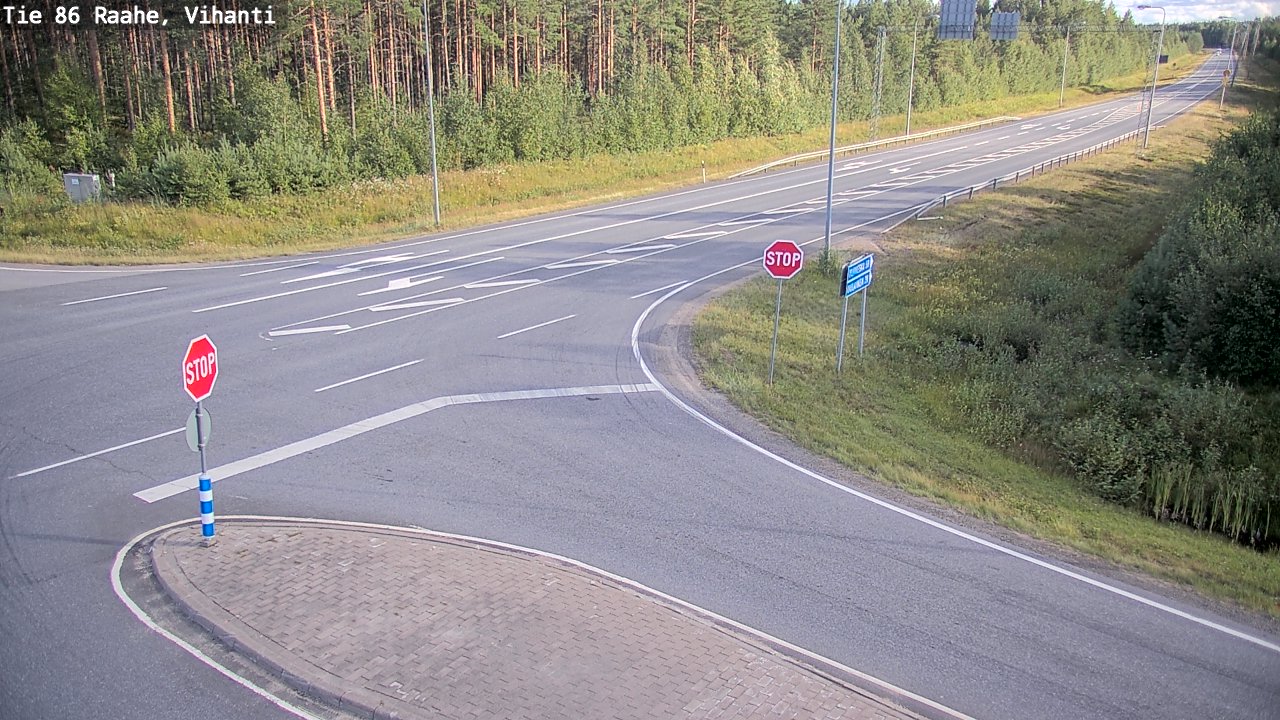 Kelikamerat Kuva Tie 86 Raahe, Vihanti, Raahe, Pohjois-Pohjanmaa