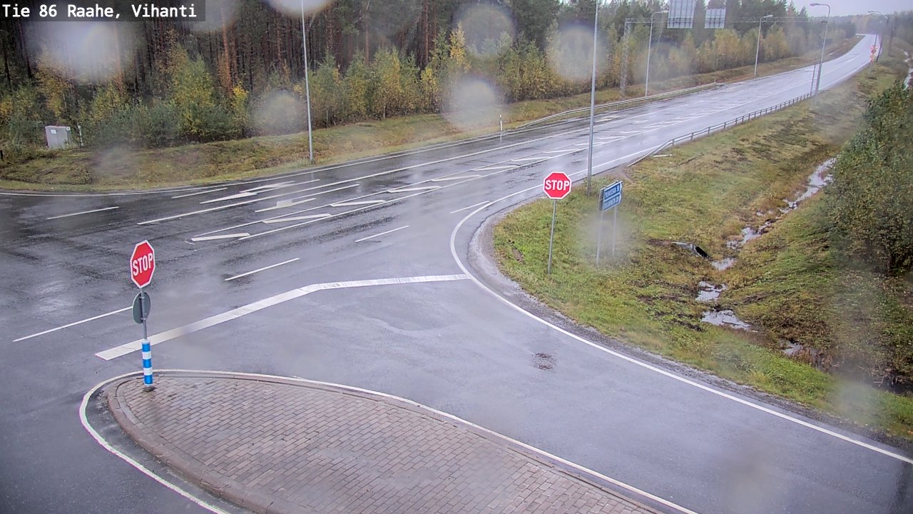 Weather Camera Image Road 86 Raahe, Vihanti, Raahe, Pohjois-Pohjanmaa