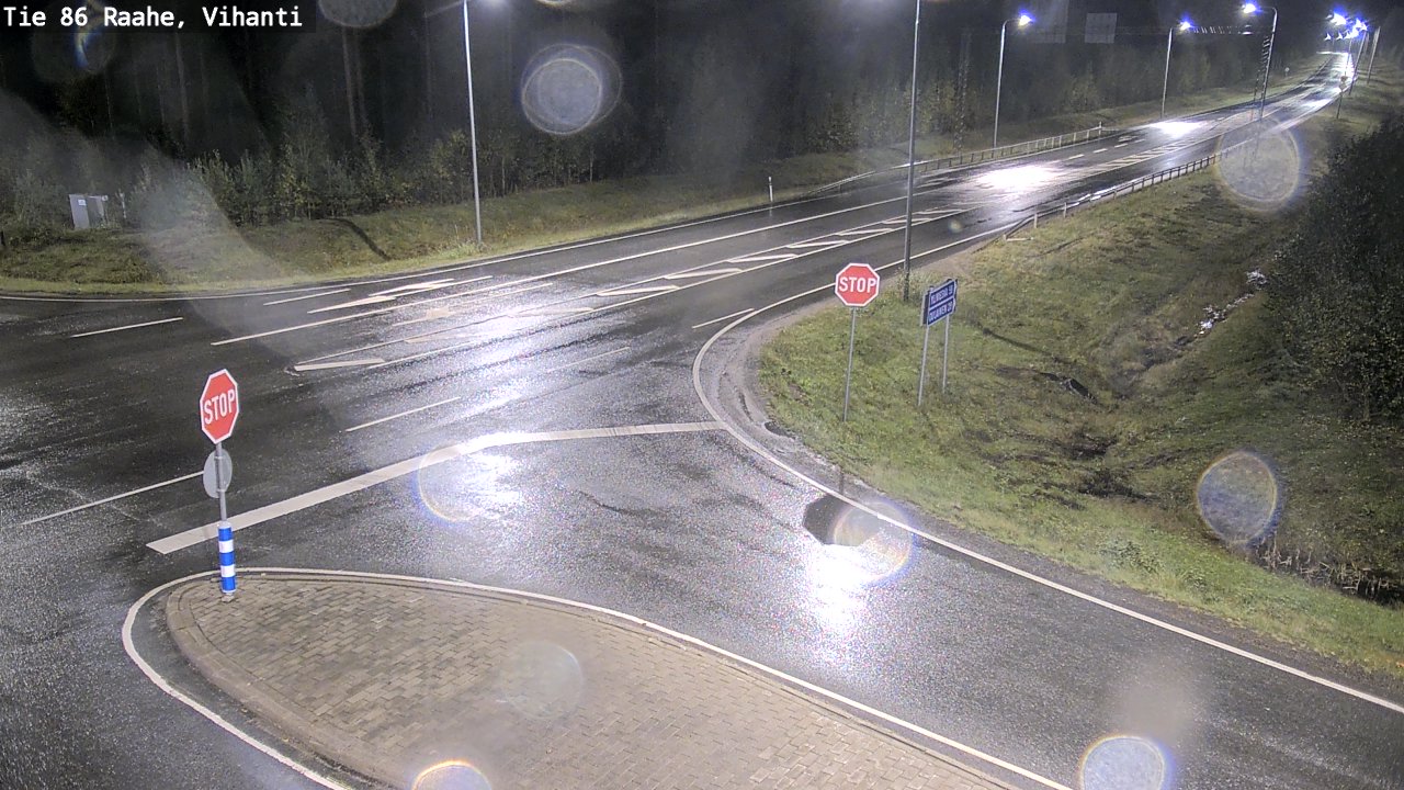 Weather Camera Image Road 86 Raahe, Vihanti, Raahe, Pohjois-Pohjanmaa