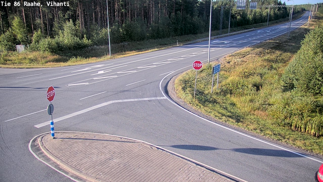 Weather Camera Image Road 86 Raahe, Vihanti, Raahe, Pohjois-Pohjanmaa
