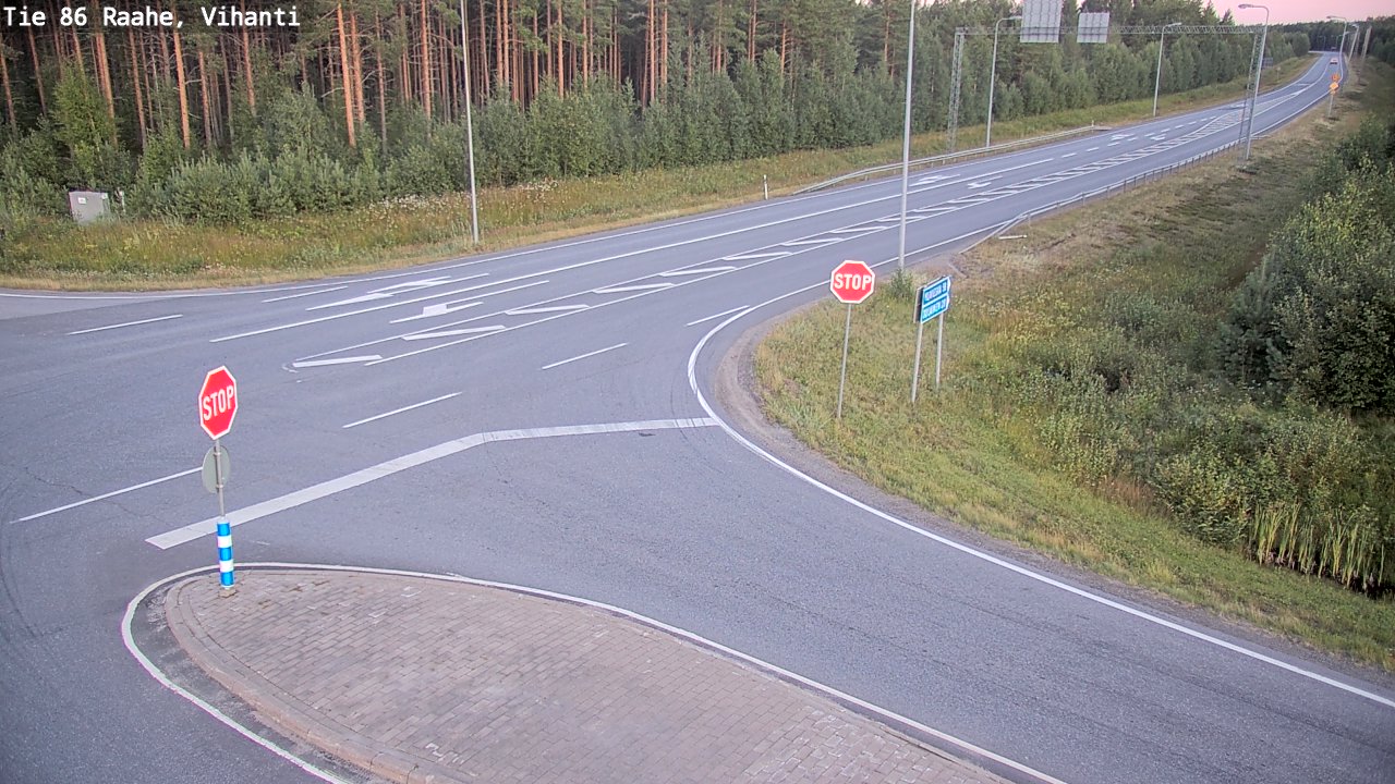 Kelikamerat Kuva Tie 86 Raahe, Vihanti, Raahe, Pohjois-Pohjanmaa