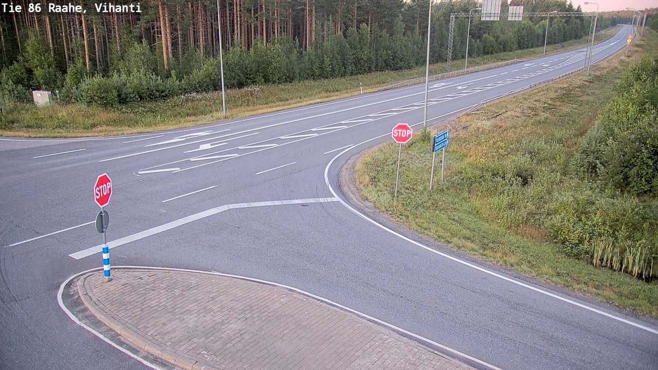 Kelikamerat Kuva Tie 86 Raahe, Vihanti, Raahe, Pohjois-Pohjanmaa