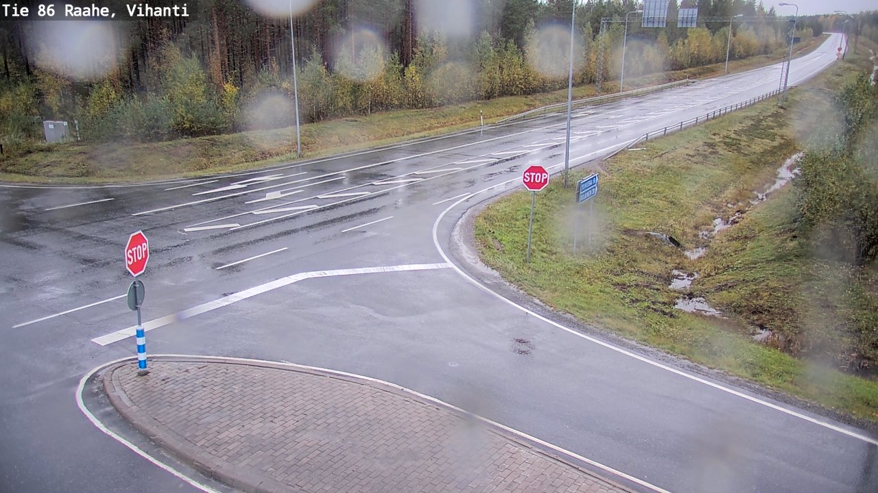 Weather Camera Image Road 86 Raahe, Vihanti, Raahe, Pohjois-Pohjanmaa