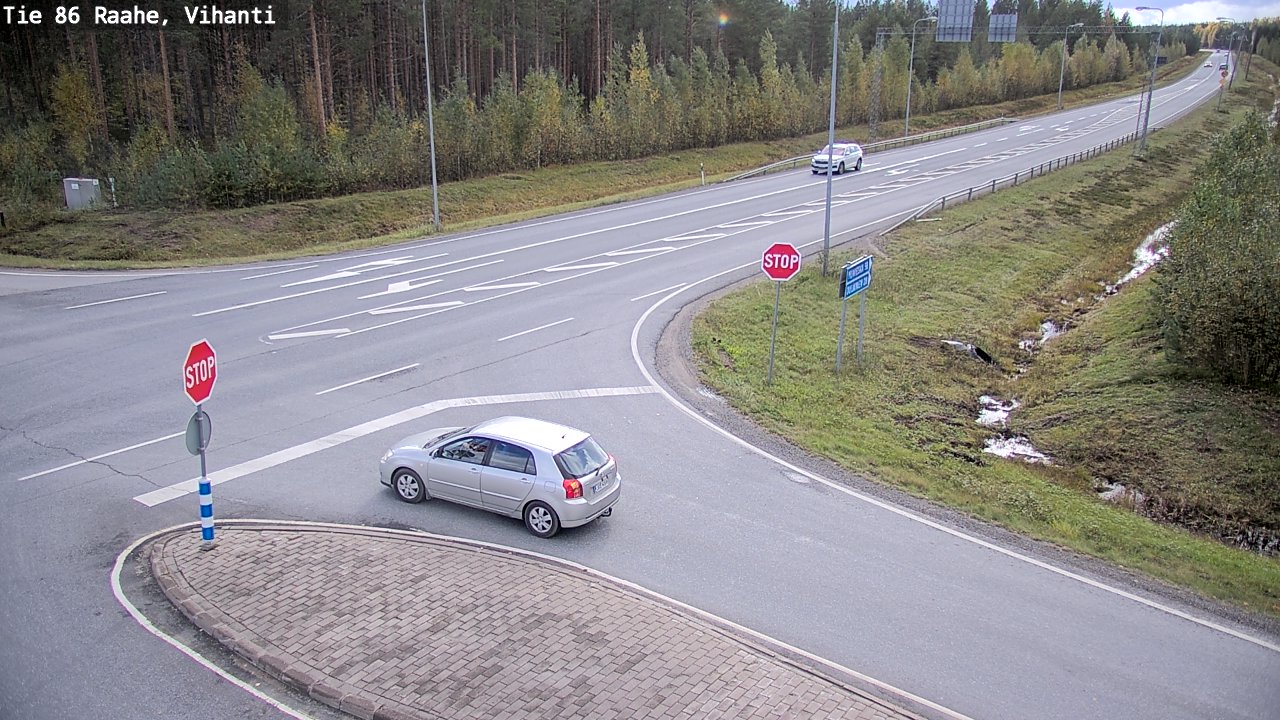 Weather Camera Image Road 86 Raahe, Vihanti, Raahe, Pohjois-Pohjanmaa