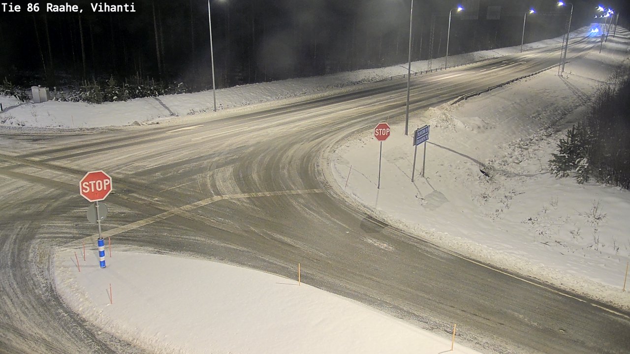 Weather Camera Image Road 86 Raahe, Vihanti, Raahe, Pohjois-Pohjanmaa