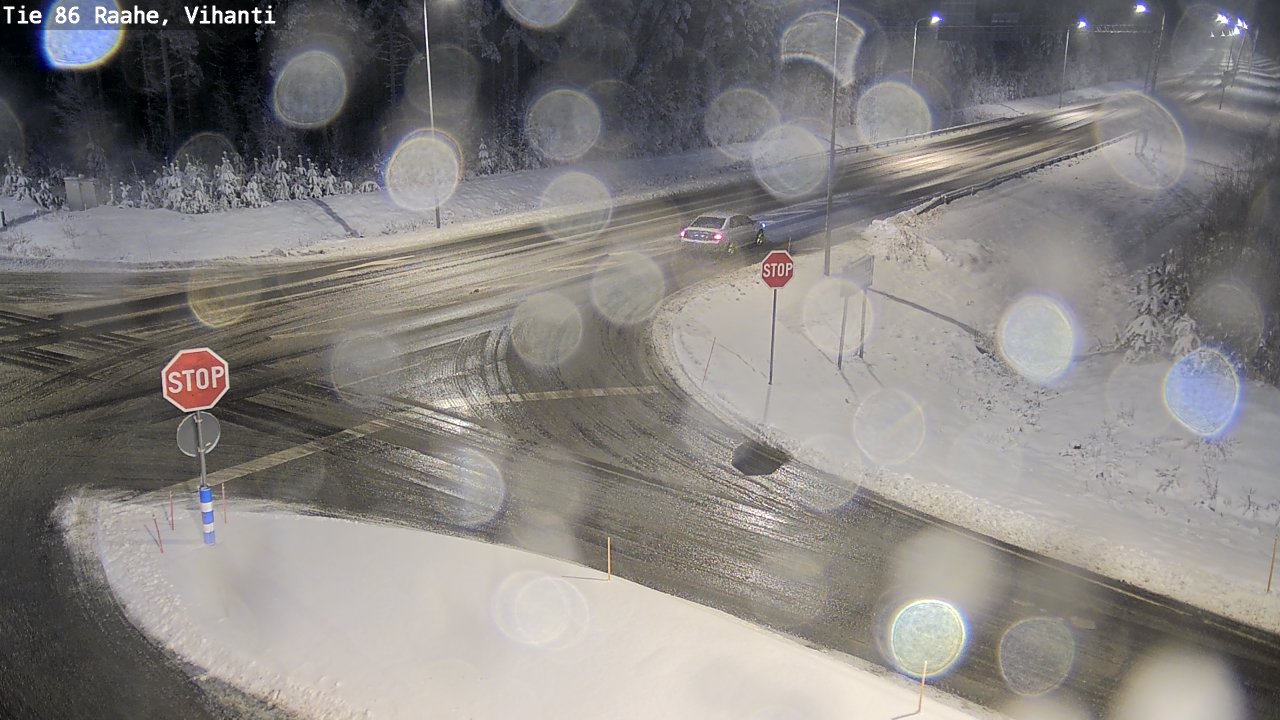 Weather Camera Image Road 86 Raahe, Vihanti, Raahe, Pohjois-Pohjanmaa