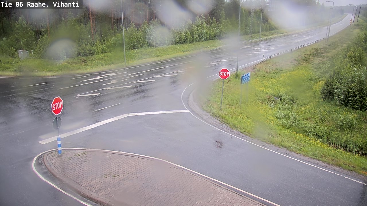 Weather Camera Image Road 86 Raahe, Vihanti, Raahe, Pohjois-Pohjanmaa