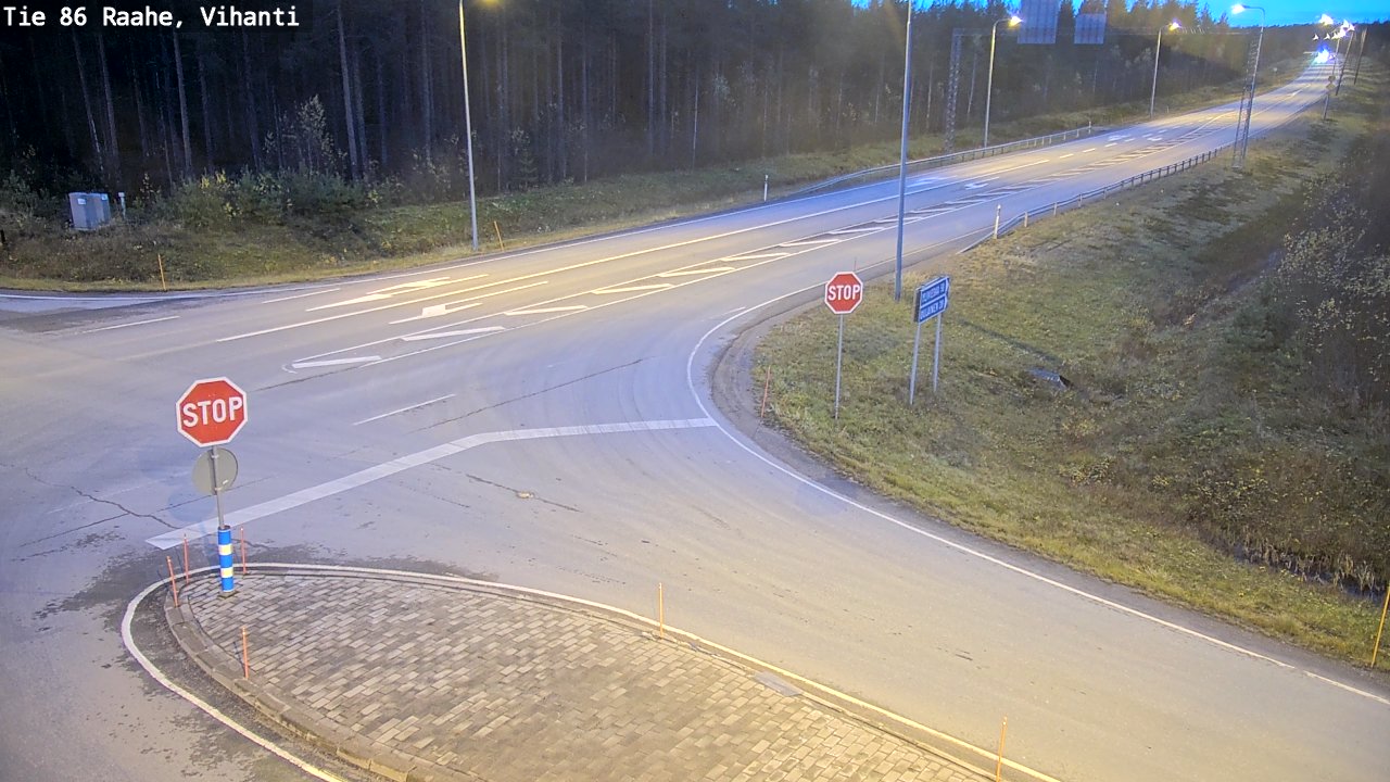 Kelikamerat Kuva Tie 86 Raahe, Vihanti, Raahe, Pohjois-Pohjanmaa
