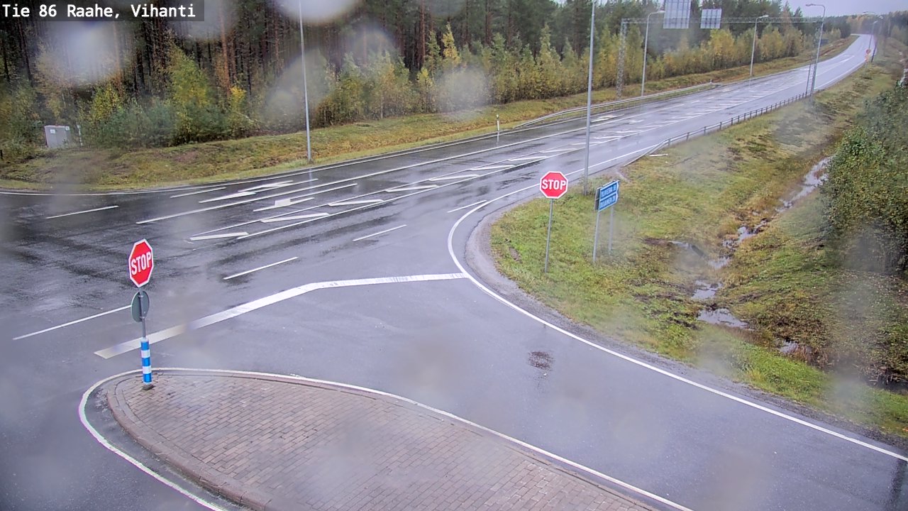 Weather Camera Image Road 86 Raahe, Vihanti, Raahe, Pohjois-Pohjanmaa