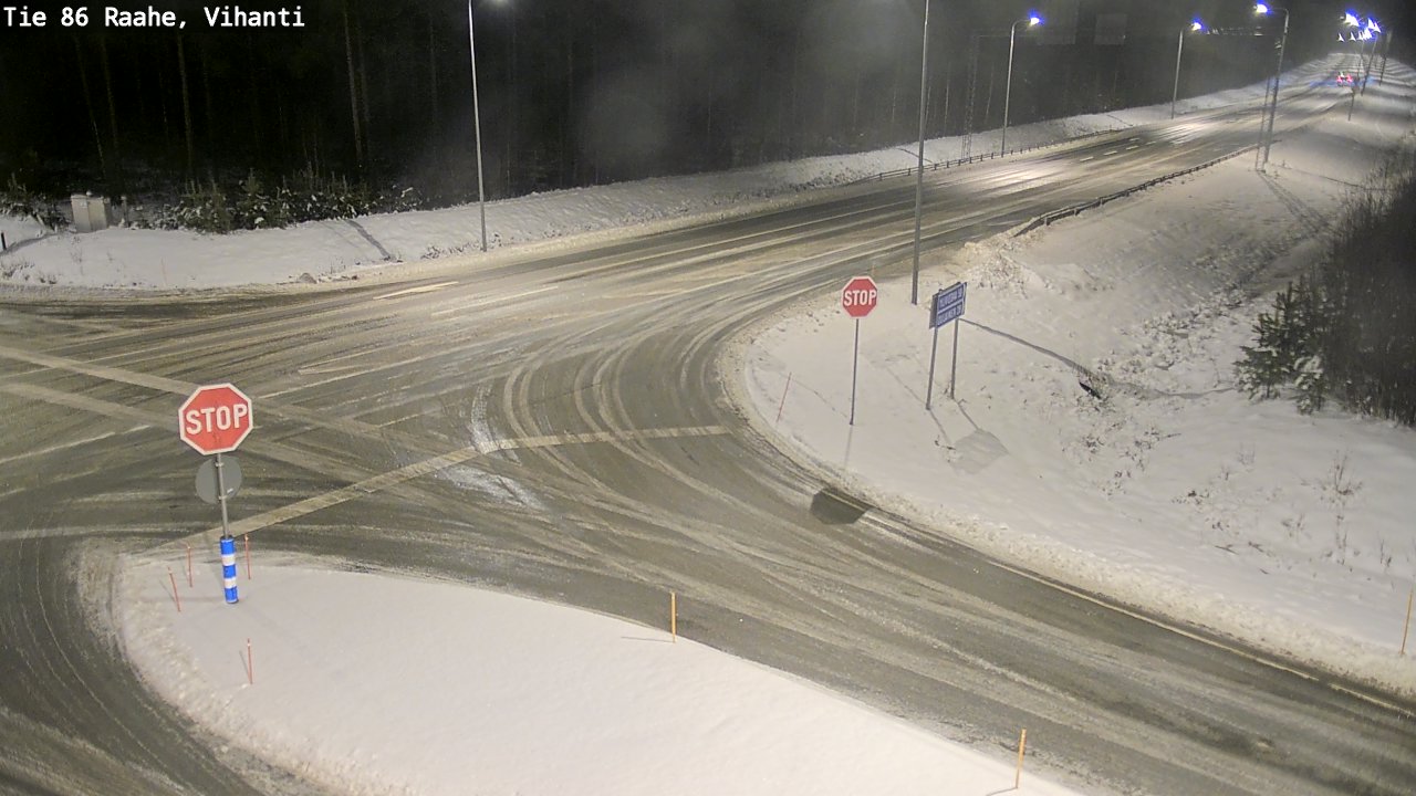 Weather Camera Image Road 86 Raahe, Vihanti, Raahe, Pohjois-Pohjanmaa
