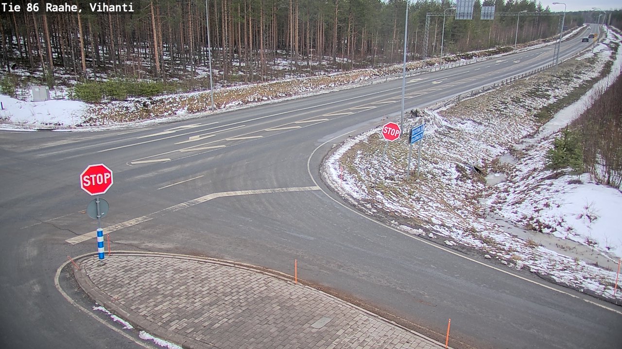 Kelikamerat Kuva Tie 86 Raahe, Vihanti, Raahe, Pohjois-Pohjanmaa