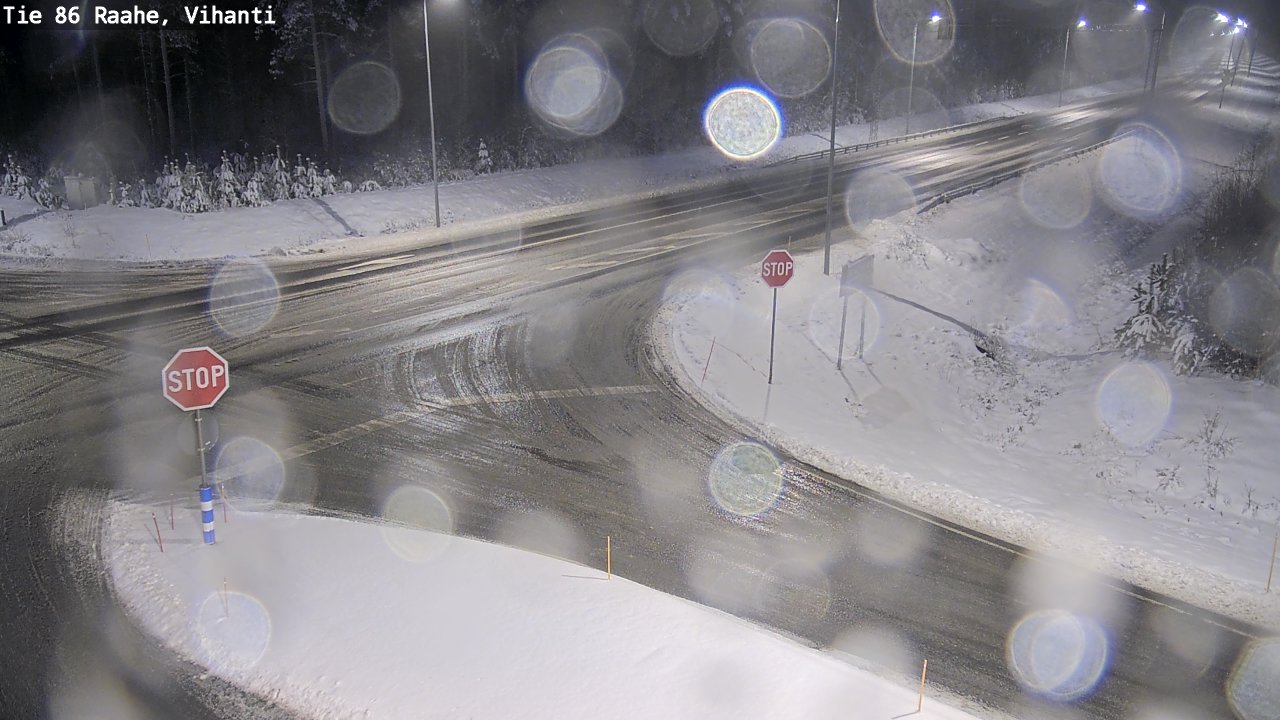 Weather Camera Image Road 86 Raahe, Vihanti, Raahe, Pohjois-Pohjanmaa