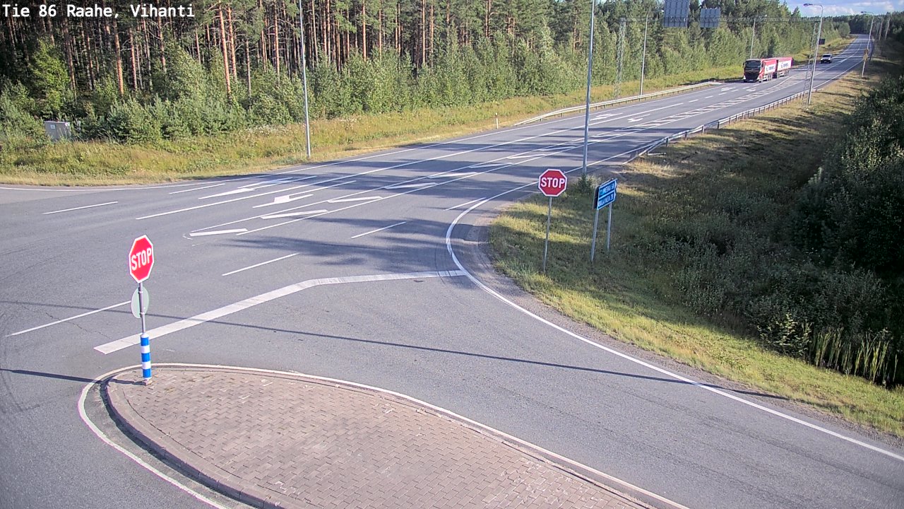 Kelikamerat Kuva Tie 86 Raahe, Vihanti, Raahe, Pohjois-Pohjanmaa