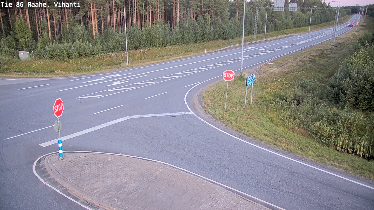 Kelikamerat Kuva Tie 86 Raahe, Vihanti, Raahe, Pohjois-Pohjanmaa
