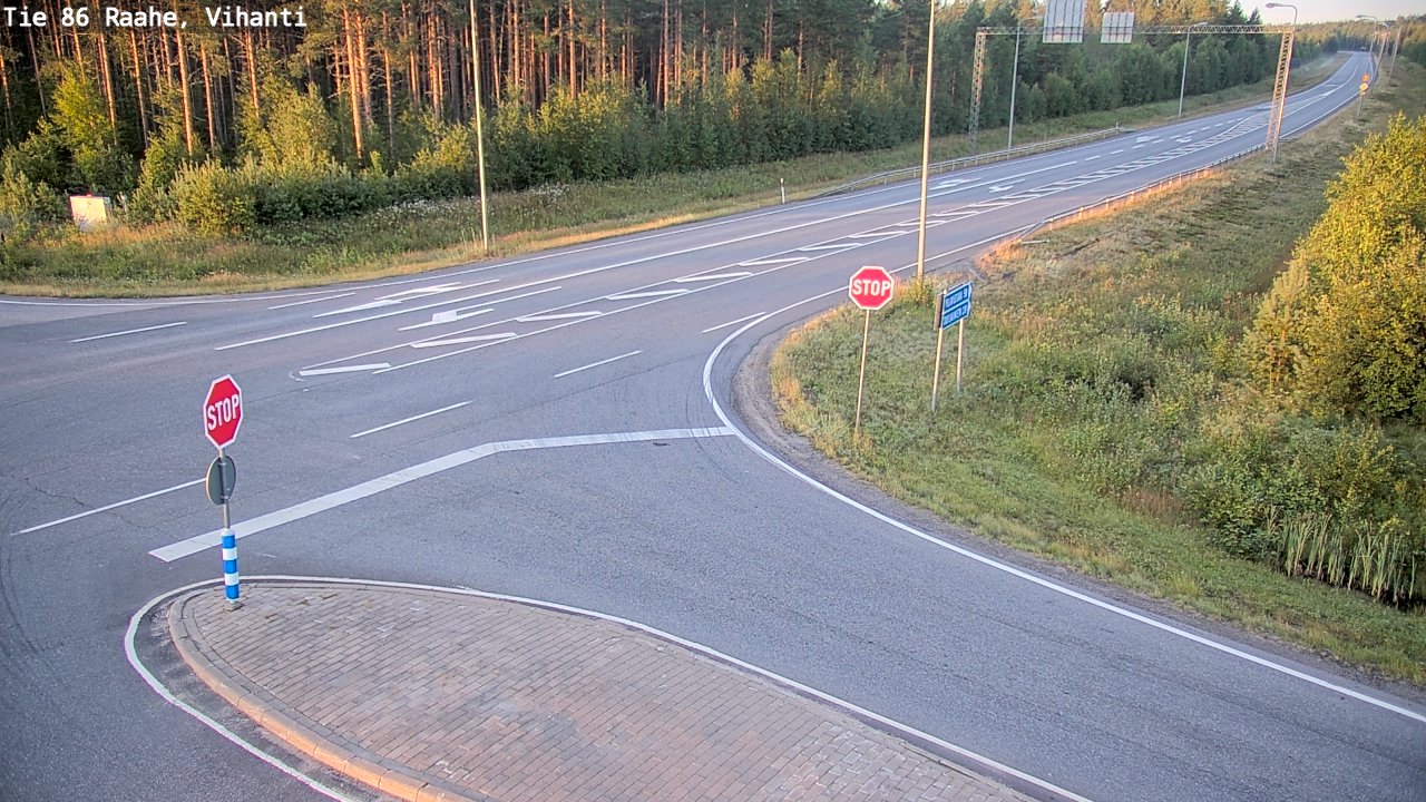 Kelikamerat Kuva Tie 86 Raahe, Vihanti, Raahe, Pohjois-Pohjanmaa