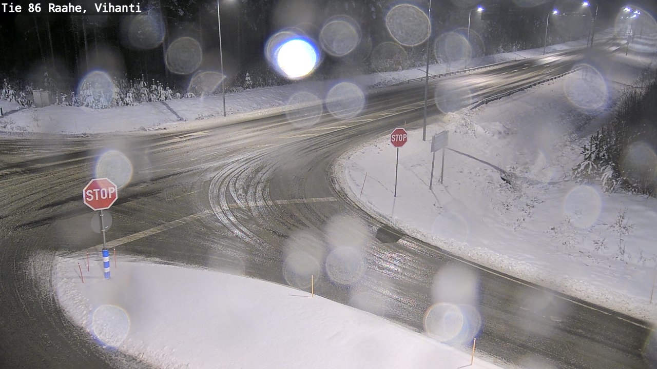 Weather Camera Image Road 86 Raahe, Vihanti, Raahe, Pohjois-Pohjanmaa