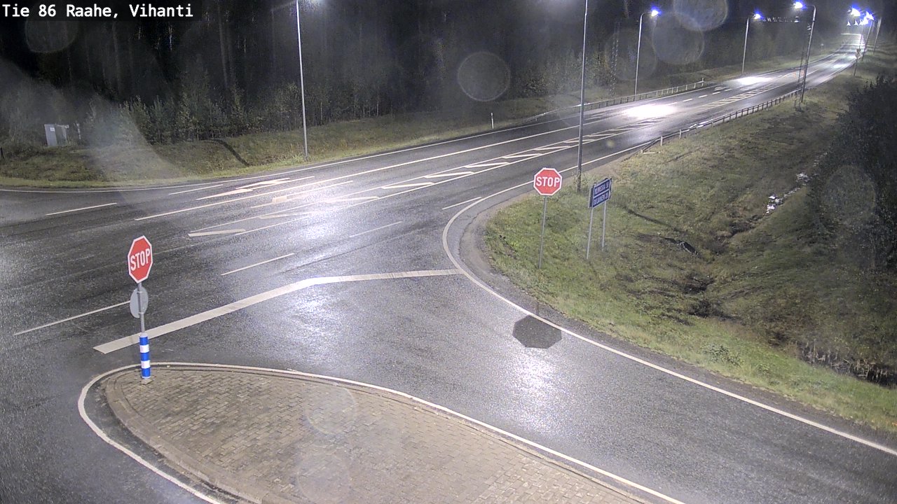 Weather Camera Image Road 86 Raahe, Vihanti, Raahe, Pohjois-Pohjanmaa