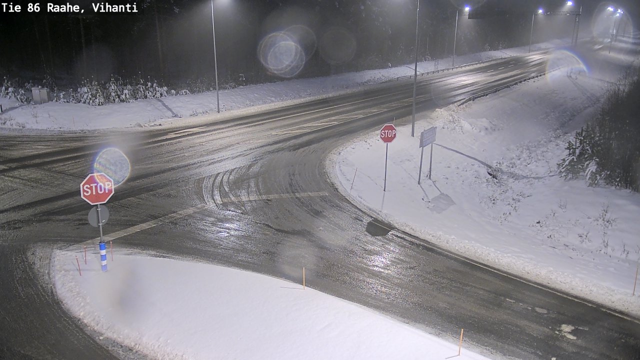 Weather Camera Image Road 86 Raahe, Vihanti, Raahe, Pohjois-Pohjanmaa