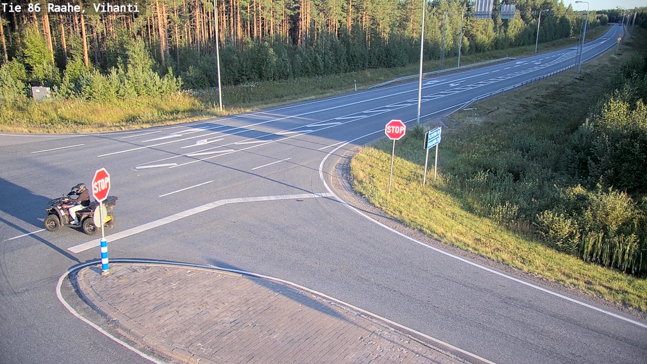 Kelikamerat Kuva Tie 86 Raahe, Vihanti, Raahe, Pohjois-Pohjanmaa