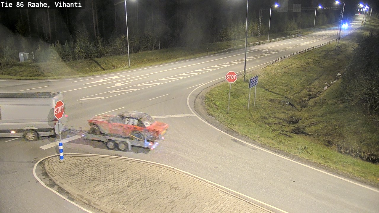 Weather Camera Image Road 86 Raahe, Vihanti, Raahe, Pohjois-Pohjanmaa