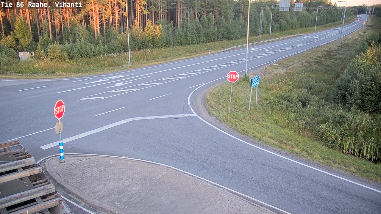 Kelikamerat Kuva Tie 86 Raahe, Vihanti, Raahe, Pohjois-Pohjanmaa