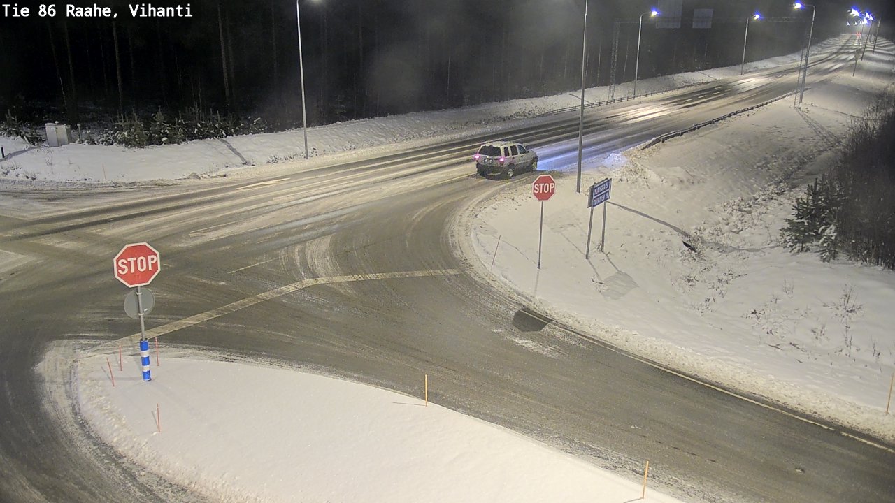 Weather Camera Image Road 86 Raahe, Vihanti, Raahe, Pohjois-Pohjanmaa