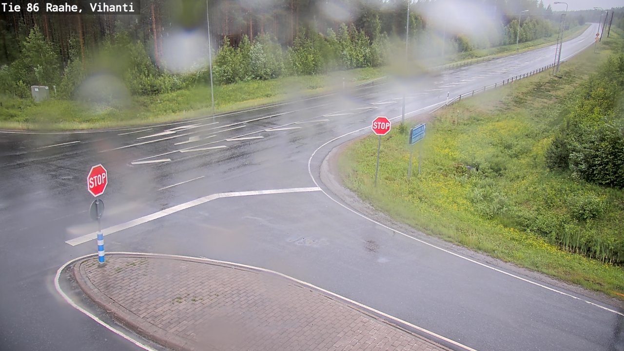 Weather Camera Image Road 86 Raahe, Vihanti, Raahe, Pohjois-Pohjanmaa