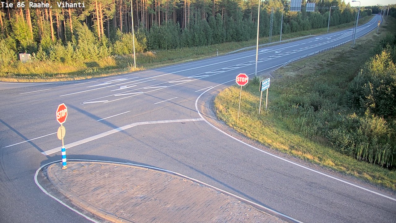 Kelikamerat Kuva Tie 86 Raahe, Vihanti, Raahe, Pohjois-Pohjanmaa