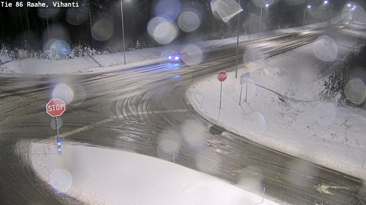 Weather Camera Image Road 86 Raahe, Vihanti, Raahe, Pohjois-Pohjanmaa