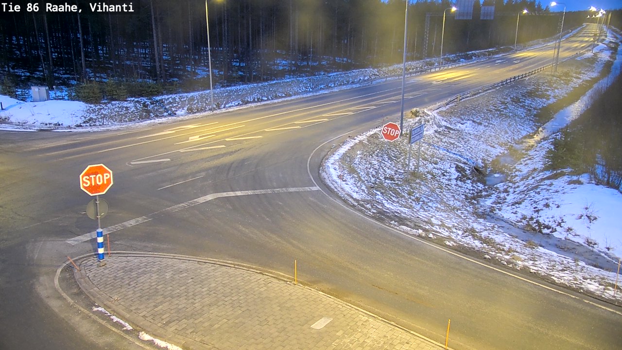 Kelikamerat Kuva Tie 86 Raahe, Vihanti, Raahe, Pohjois-Pohjanmaa