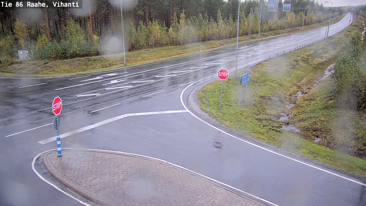 Weather Camera Image Road 86 Raahe, Vihanti, Raahe, Pohjois-Pohjanmaa