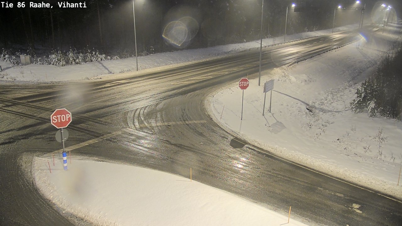 Weather Camera Image Road 86 Raahe, Vihanti, Raahe, Pohjois-Pohjanmaa
