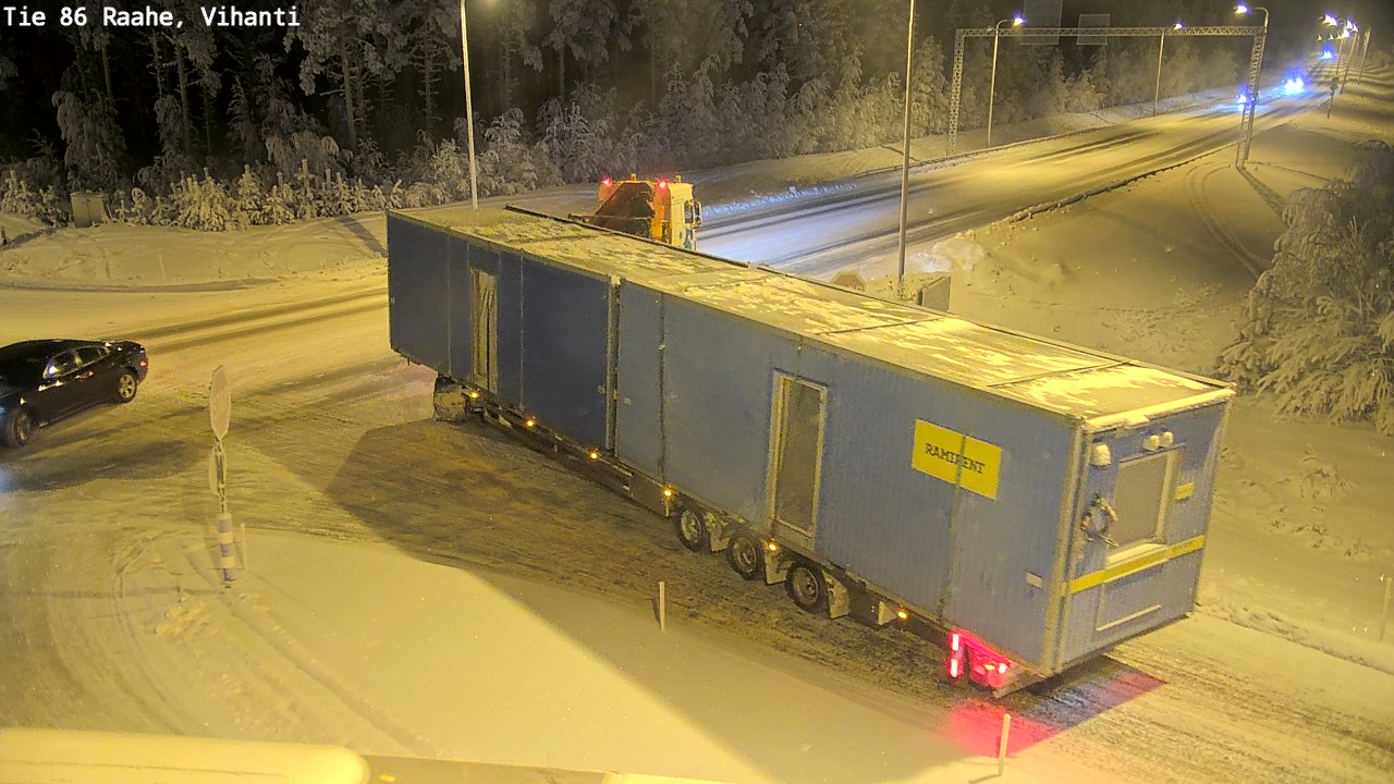 Kelikamerat Kuva Tie 86 Raahe, Vihanti, Raahe, Pohjois-Pohjanmaa