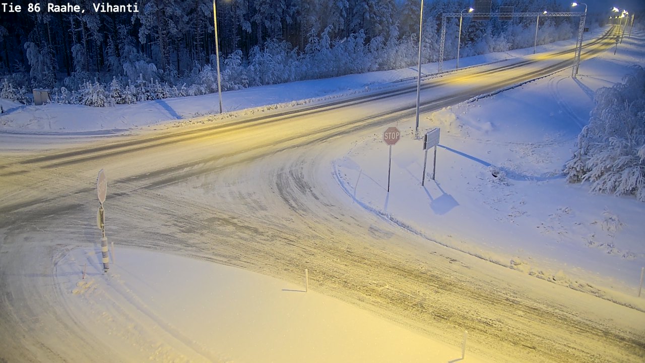 Kelikamerat Kuva Tie 86 Raahe, Vihanti, Raahe, Pohjois-Pohjanmaa
