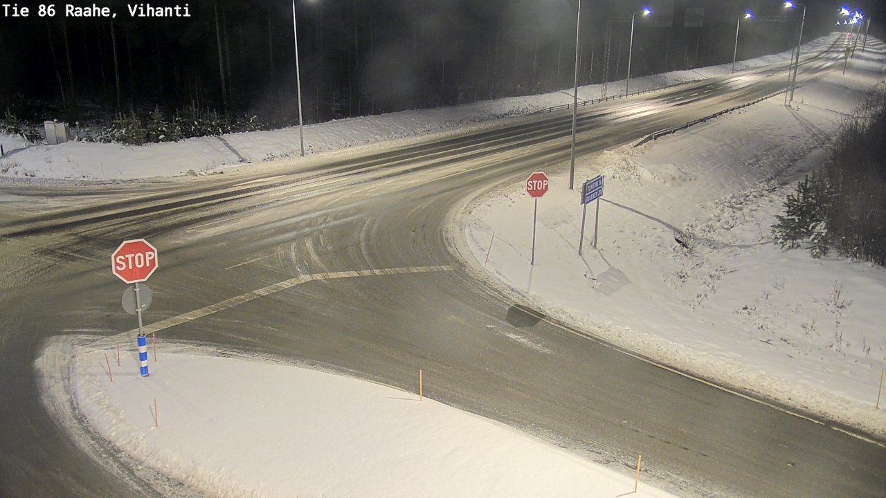 Weather Camera Image Road 86 Raahe, Vihanti, Raahe, Pohjois-Pohjanmaa