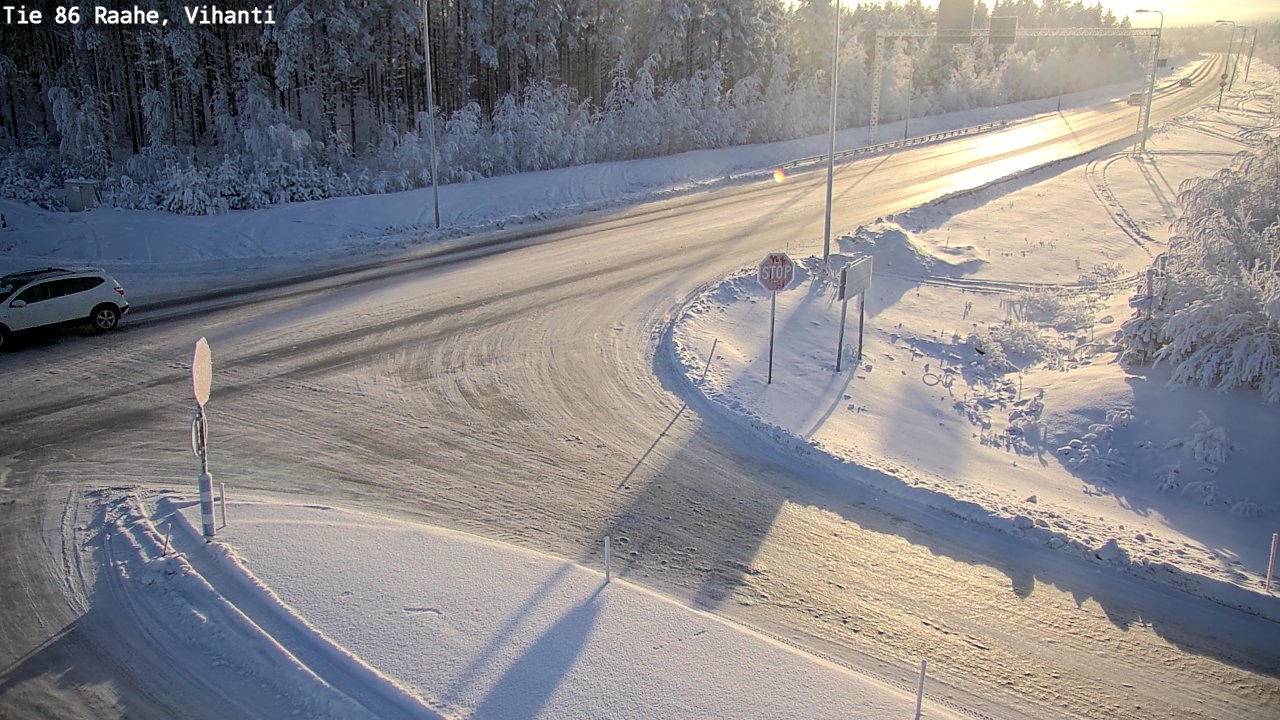 Weather Camera Image Väg 86 Raahe, Vihanti, Raahe, Pohjois-Pohjanmaa