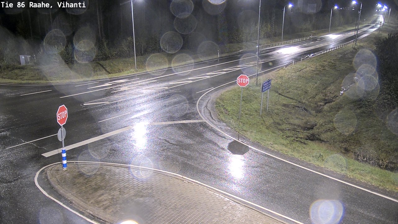 Weather Camera Image Road 86 Raahe, Vihanti, Raahe, Pohjois-Pohjanmaa
