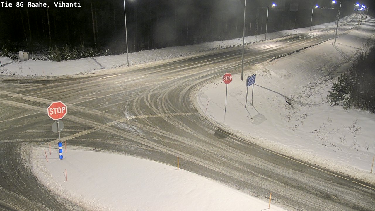 Weather Camera Image Road 86 Raahe, Vihanti, Raahe, Pohjois-Pohjanmaa