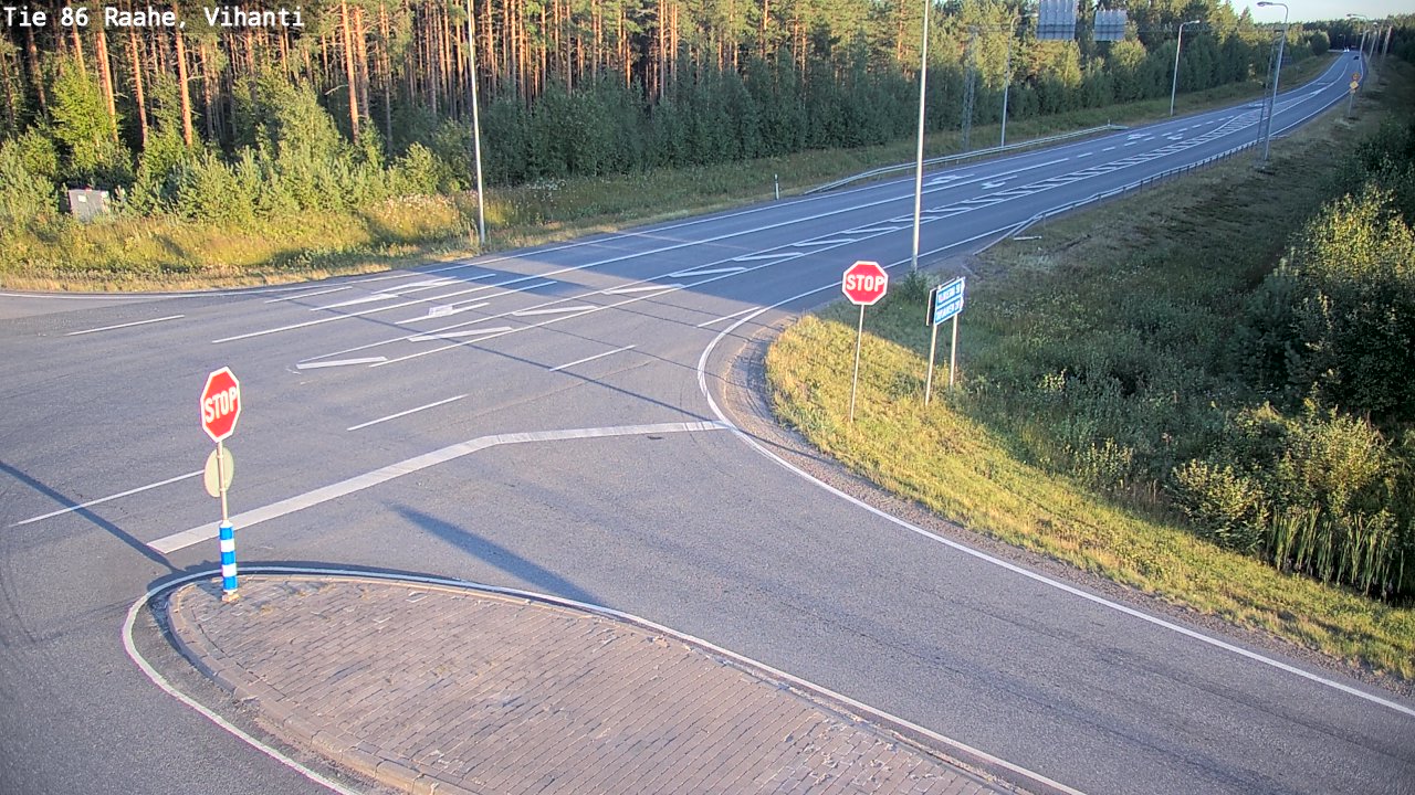 Kelikamerat Kuva Tie 86 Raahe, Vihanti, Raahe, Pohjois-Pohjanmaa