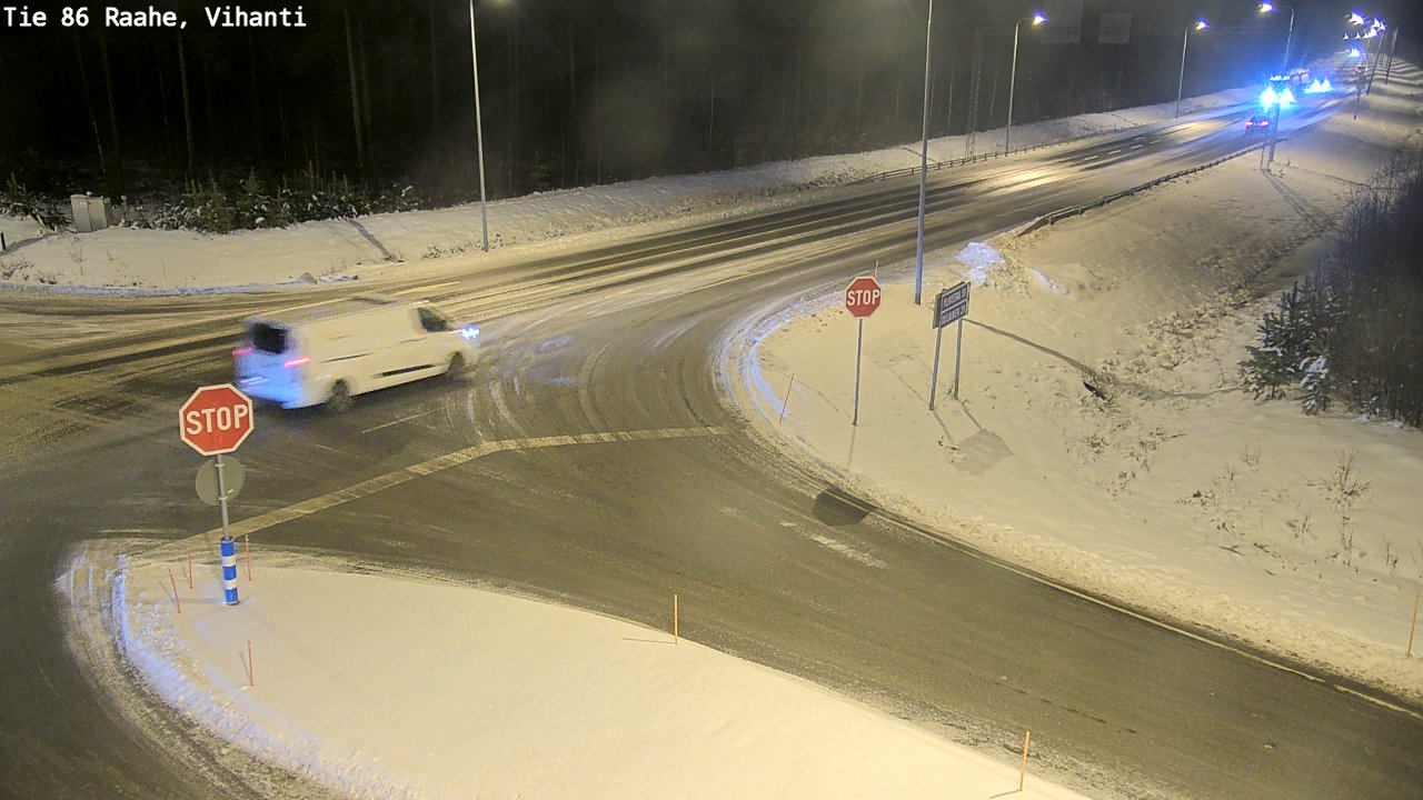 Weather Camera Image Road 86 Raahe, Vihanti, Raahe, Pohjois-Pohjanmaa