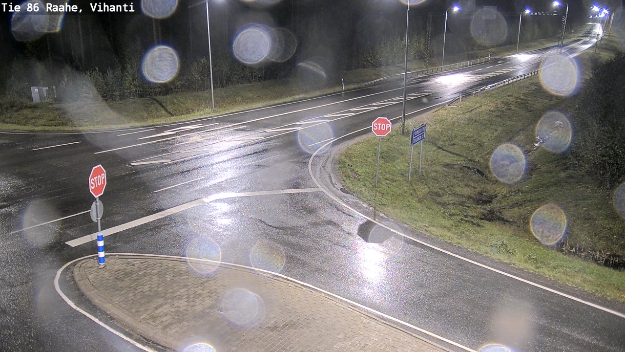 Weather Camera Image Road 86 Raahe, Vihanti, Raahe, Pohjois-Pohjanmaa