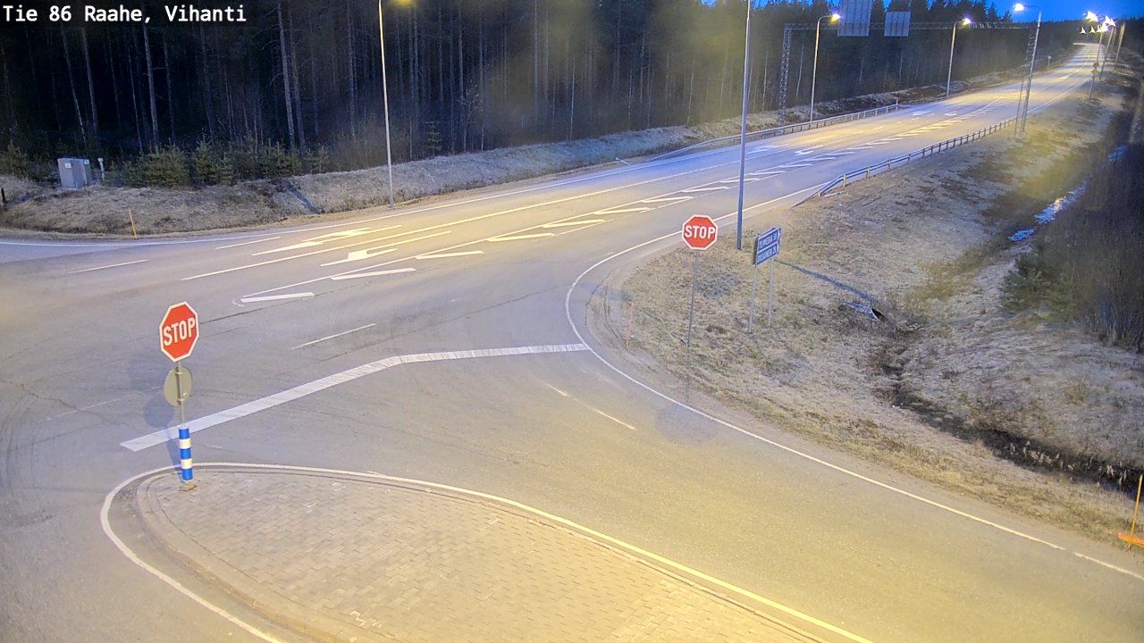 Kelikamerat Kuva Tie 86 Raahe, Vihanti, Raahe, Pohjois-Pohjanmaa