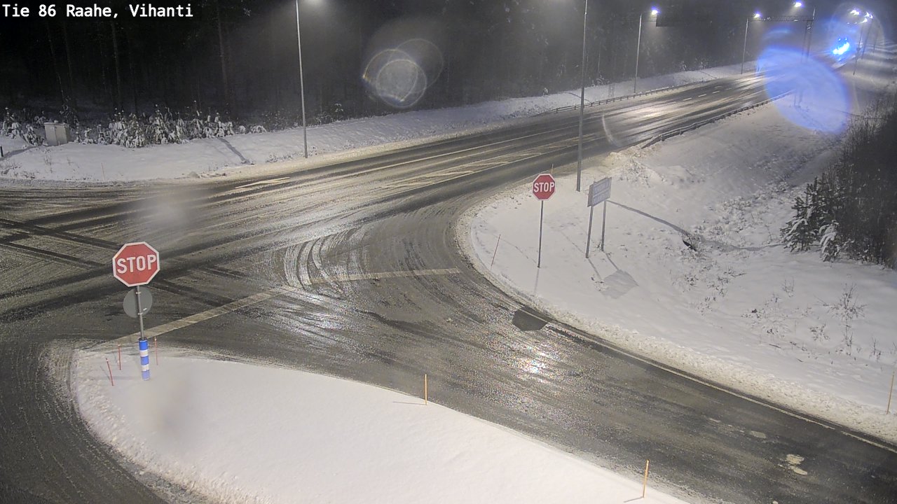 Weather Camera Image Road 86 Raahe, Vihanti, Raahe, Pohjois-Pohjanmaa