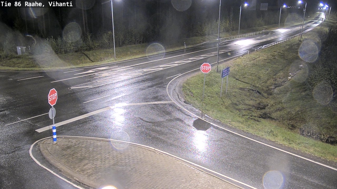 Weather Camera Image Road 86 Raahe, Vihanti, Raahe, Pohjois-Pohjanmaa
