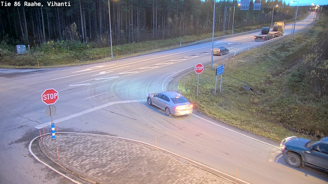 Kelikamerat Kuva Tie 86 Raahe, Vihanti, Raahe, Pohjois-Pohjanmaa