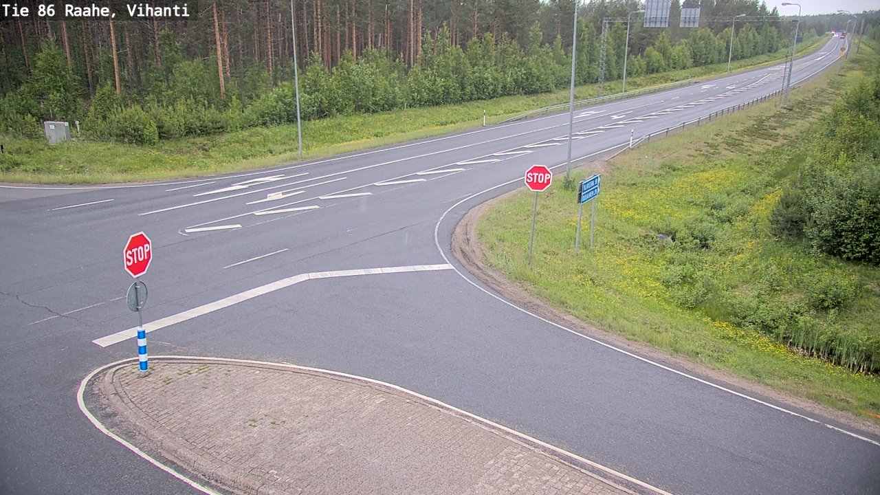 Kelikamerat Kuva Tie 86 Raahe, Vihanti, Raahe, Pohjois-Pohjanmaa