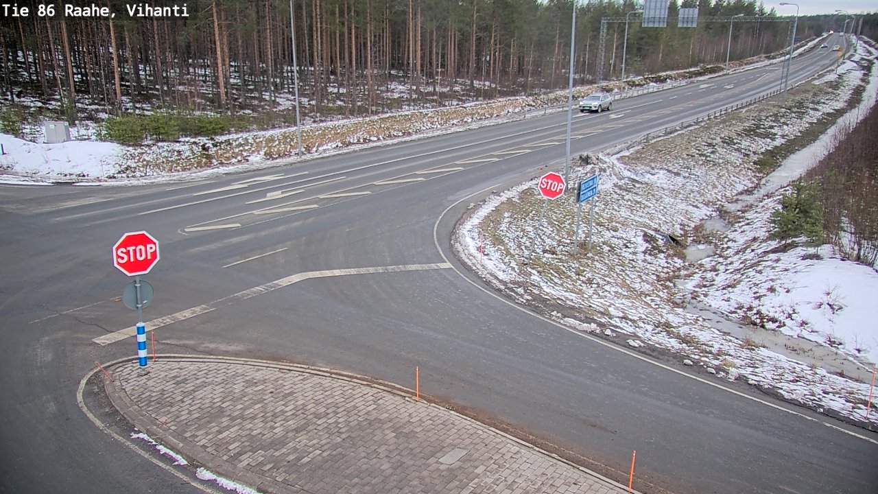 Kelikamerat Kuva Tie 86 Raahe, Vihanti, Raahe, Pohjois-Pohjanmaa