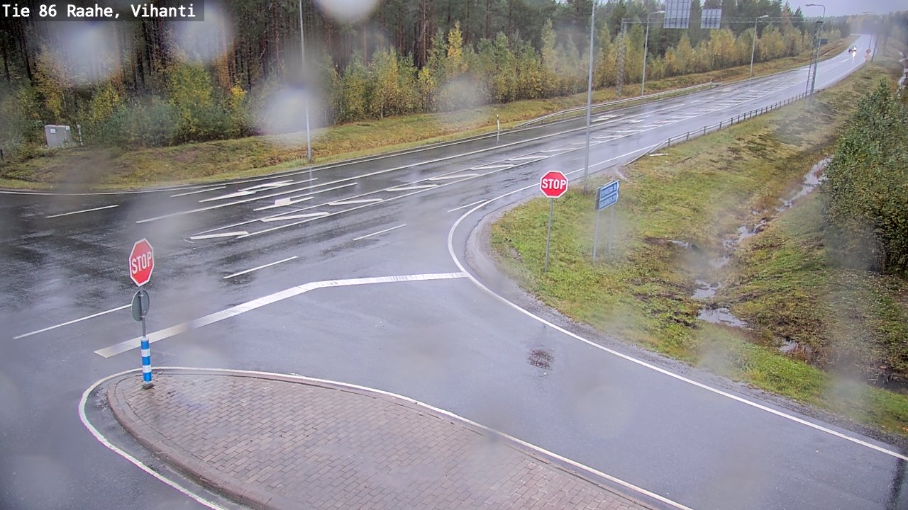 Weather Camera Image Road 86 Raahe, Vihanti, Raahe, Pohjois-Pohjanmaa